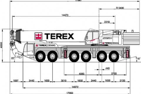 Terex AC 250-1  250 tA